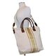 Personalized Brushed Canvas Flight Bag With Gold Stripes Image 3 of 3
